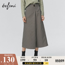 Shopping mall with the same paragraph Eveli new high waist straight shorts womens casual pants 1AA350281