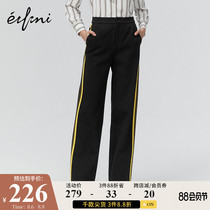 (the same style in the mall)Evelis new winter Korean high-waisted pants womens casual pants 1AA250171
