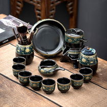 Tea Set Suit Home Office High Gear Ceramic Automatic Sloth Tea God Ware Kongfu Tea Whole Set Net Black Tea Furniture