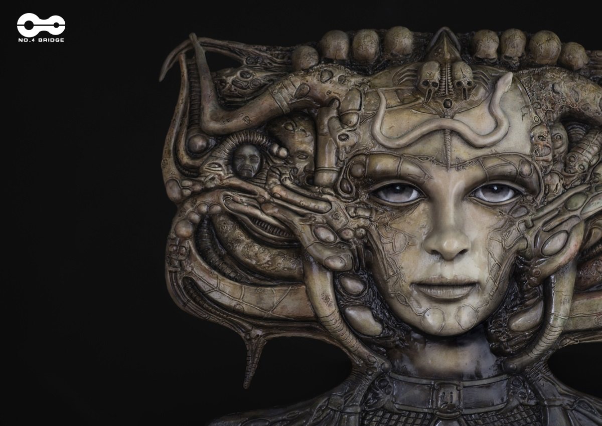 r giger 异形 叹息之墙 异形墙 壁挂 雕像接单