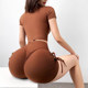 Mitaogirl DrawString Peach Butt 여성용 고무성 스포츠 바지 꽉 요가 바지 여름을위한 피트니스 반바지 Mitaogirl DrawString Peach Butt 여성용 고무성 스포츠 바지 꽉 요가 바지 여름을위한 피트니스 반바지