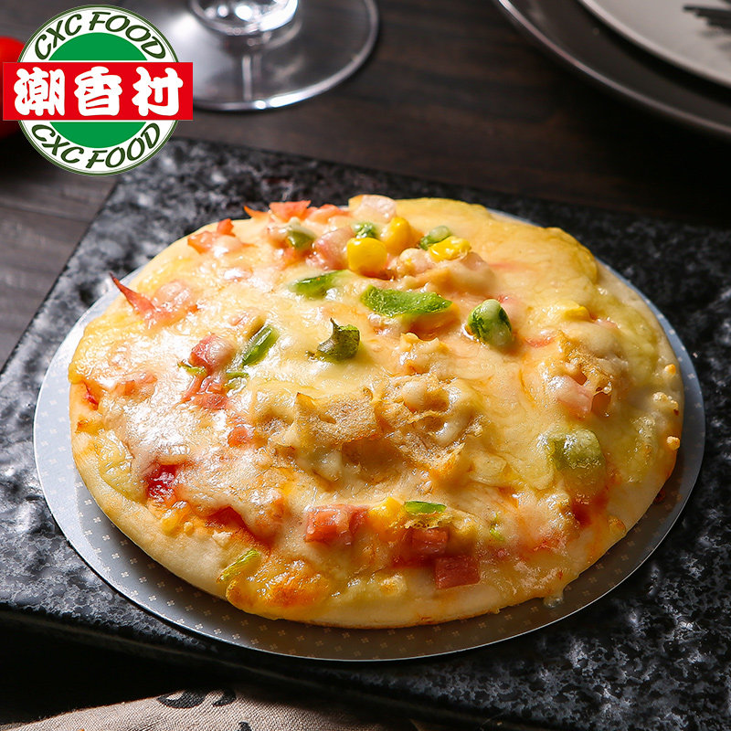 潮香村蜜汁叉烧匹萨90g冷速冻披萨成品比萨微波烤速冻速食食品