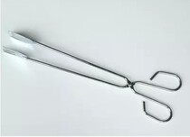 Stainless steel food clip toast bread food clip barbecue iron clip 31cm long