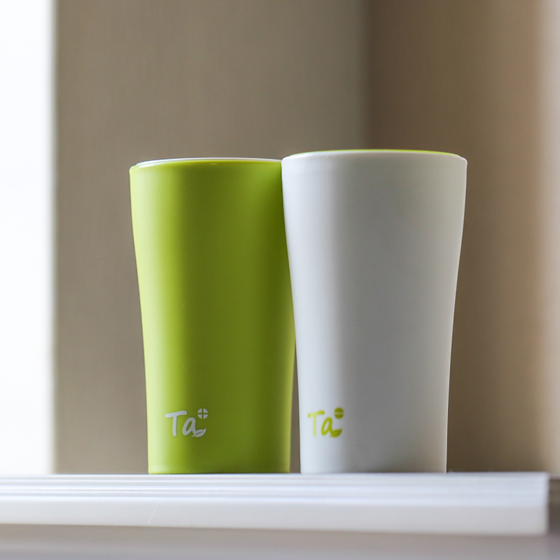 Ymer正品创意随手杯情侣水杯 TaTa塑料杯子刷牙杯儿童洗漱杯套装产品展示图5