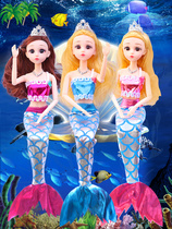 Mermaid Princess Doll Barbie Dolly Doll Suit Doll Girl Child Toys Emulation Delicate Long Hair