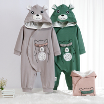 Male and female baby jumpsuits Spring and Autumn 0-3-6-12 months Newborn cotton clothes Baby out