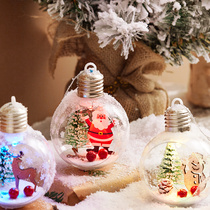 Christmas Presents Small Gift Shop Window Swing Pieces Water Crystal Balls Hanging pendant Pendant Lighting Decorations Scene Arrangement Hanging Accessories