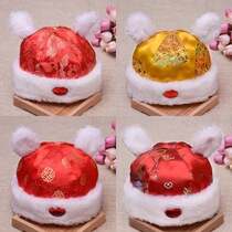 One Hundred Days birthday hat small Landmaster hat Abrother hat spring and autumn baby hat festive baby hat Full Moon