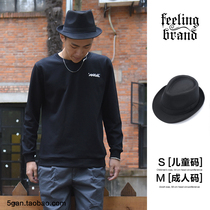 Short eaves popping small Eaves hat street dance British table performance American retro Gentleman hat locking hat men