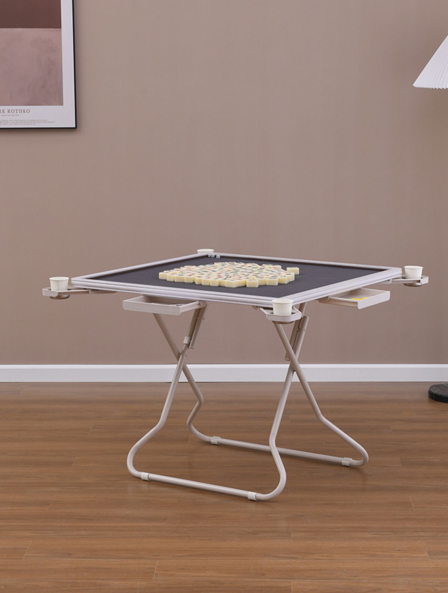 麻将桌可折叠移动手搓家用打牌棋牌桌简易小桌多功能麻将台便携