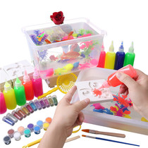 Summer trembles with magic water baby toys diy childrens hand-made material Marine magic water Elf