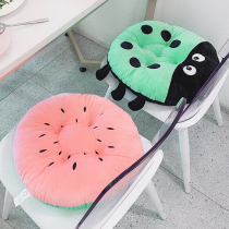 Cartoon round cushion office sedentary bench seat dining chair cushion student childrens small butt mat thick tatami