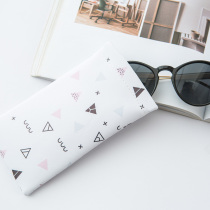 Sun sunglasses bag simple cute female eye storage bag anti-pressure automatic closing glasses bag portable protective cover