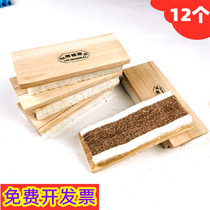 School teaching wood blackboard eraser wholesale 12 old-fashioned felt blackboard eraser chalk wiper dust-free household