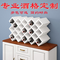 Wine Rack Cabinet Decorative Display Stand Holders Bottles