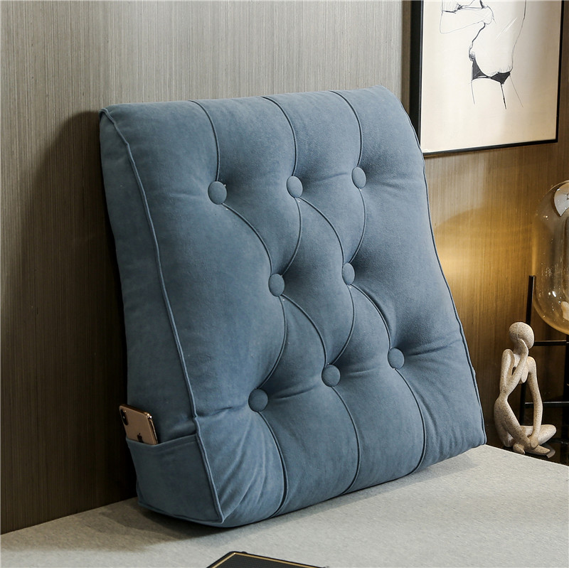 Buy Triangular cushion bed head soft bag pillow neck pillow sofa large