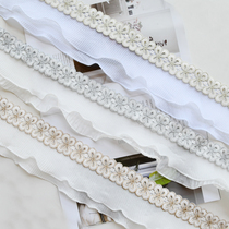 Tianhe lace new light red modern luxury curtain mermaid double layer wood butterfly gold wire embroidery