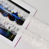 Tianhe lace new minimalist modern curtain lace mesh dress edge 68 cm pure white side decoration home spun