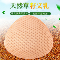 New armpit extension breathable grass seed breast prosthesis Breast postoperative breast prosthesis bra false chest Non-silicone chest pad false breast