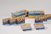 TDK DAT with digital blank tape