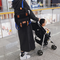 2021 new medium-sized 16L waterproof tide mommy lightweight shoulder multi-function early education bag with baby mother and baby backpack