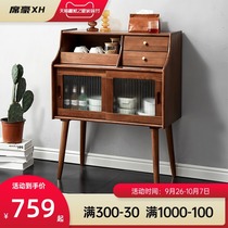 Xi Hao sideboard solid wood modern simple tea cabinet cupboard cabinet restaurant cabinet against wall wine cabinet