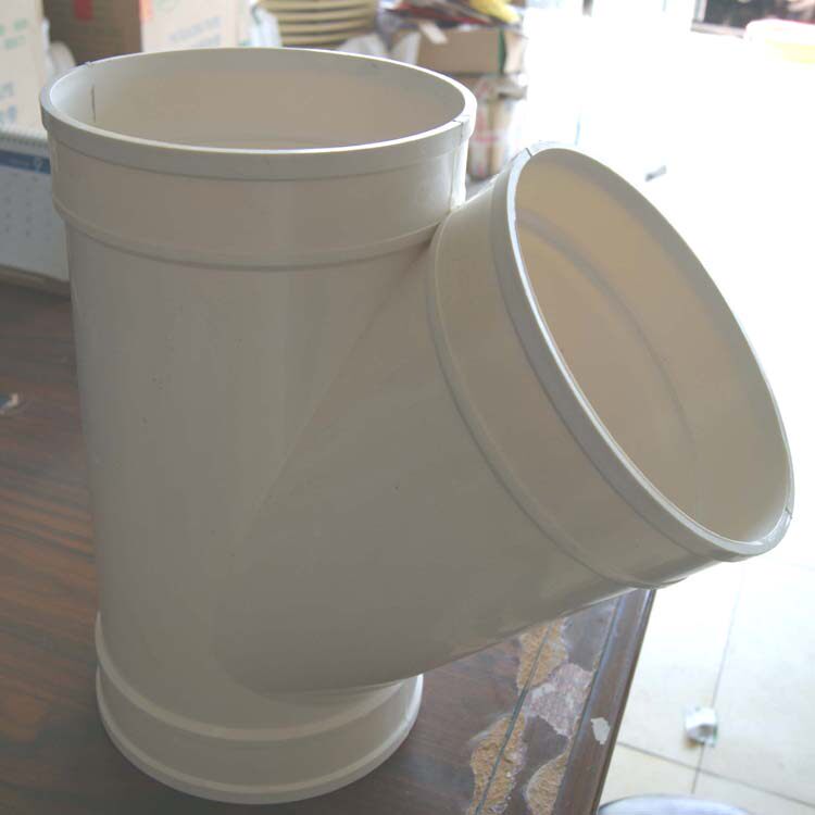 pvc排水配件排污下水雨落水管接头直接直通内外接雨水接头110