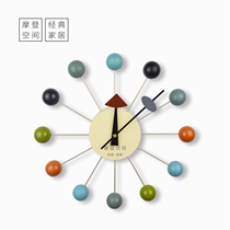 Candy ball Ball wall clock fashion decoration quartz clock living room wall clock simple creative INS Net red living room wall clock