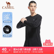 Camel Sports Speed Dry T-Shirt Short Sleeve Men's Summer Ice Silk Thin Breathable Running Fitness Outdoor Tops Women