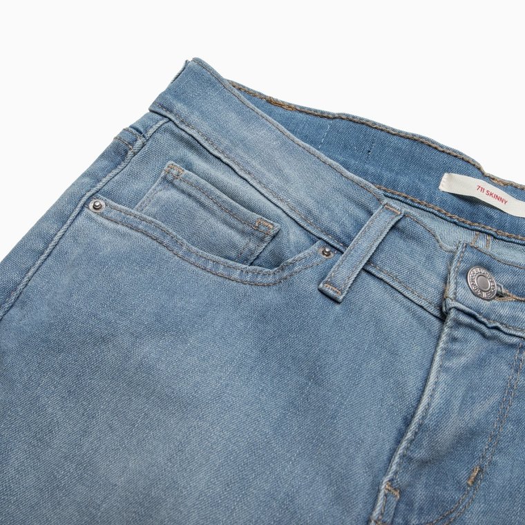 Levi's李维斯700系列女士711紧身九分水洗牛仔裤21833-0001