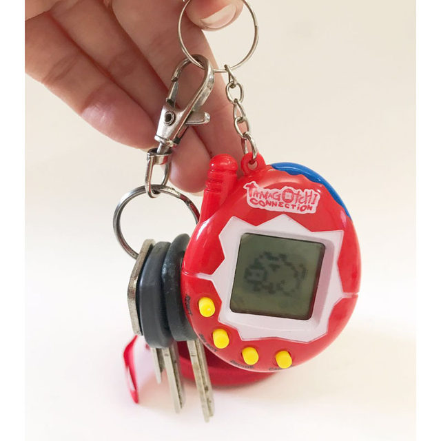 ເຄື່ອງຫຼິ້ນເກມ Pokemon 80s nostalgic classic electronic chicken feeding pet game console toy handheld pet machine