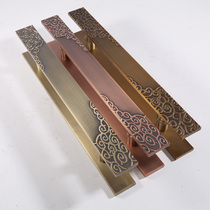 Bronze Xiangyun Glass Door Handle Chinese Glass Door Handle Modern Door Handle Carved Door Handle