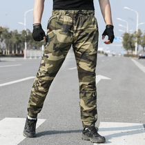 New camouflage pants men and women spring military fans outdoor wear-resistant scratch-resistant breathable overalls construction site tactical pants work clothes