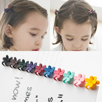 Childrens hair accessories South Korea Imports new frosted flowers Mini hair clip edge clip Hair Grip Chuck Accessories