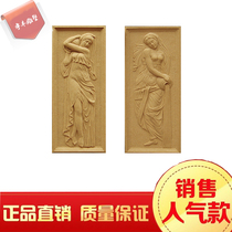 Artificial sandstone relief mural TV background wall porch panel sandstone three-dimensional porch carving bathing map