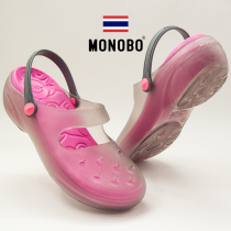 Import Monobo Thick Bottom Dongle Shoes Woman Outdoor Beach Non-slip Baotou Foreign Trade Cool Tug Slippers Garden Tug Sandals