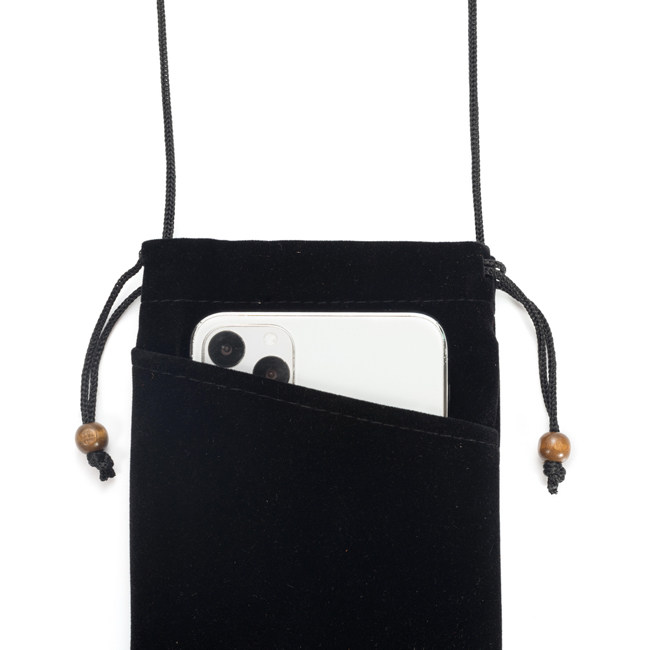 手机布袋子挂脖苹果iphone12mini12pro12promax手机套防尘保护