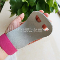 Childrens first layer cowhide palm gloves Grip special wrist protection non-slip gymnastics horizontal bar big loop eight practice fitness
