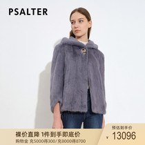 (Cold Wave) Poetry womens clothing 2021 Winter new water mink wool short Lian Hat Fur Straw Jacket