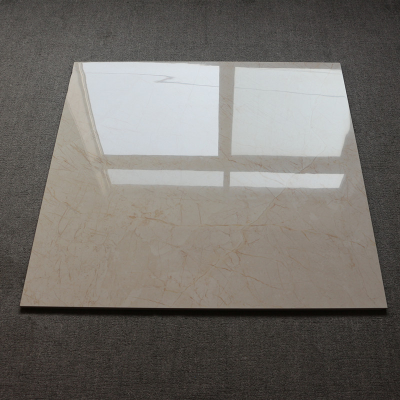 新款瓷砖真石世纪米黄喷墨大理石抛光砖800x800客厅地砖玻化砖_不打折