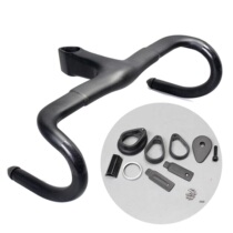 Carbon fiber Channel No 2 Carbon fiber Carbon fiber integrated handle Carbon fiber curved handle Handlebar Carbon fiber frame 5D Handlebar