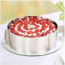 Free telescopic mousse ring stainless steel mousse ring 6-12 inch arbitrary adjustment activity cake mold