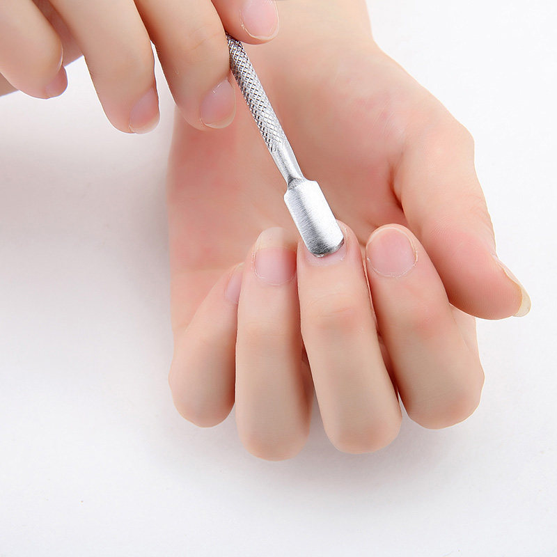 双头不锈钢死皮推 卸甲油胶小钢推 去死皮推 指甲推 美甲工具