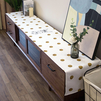 Yu Guo original design waterproof rabbit thickened TV cabinet tablecloth Small fresh TV cabinet cloth dust cover cloth tablecloth