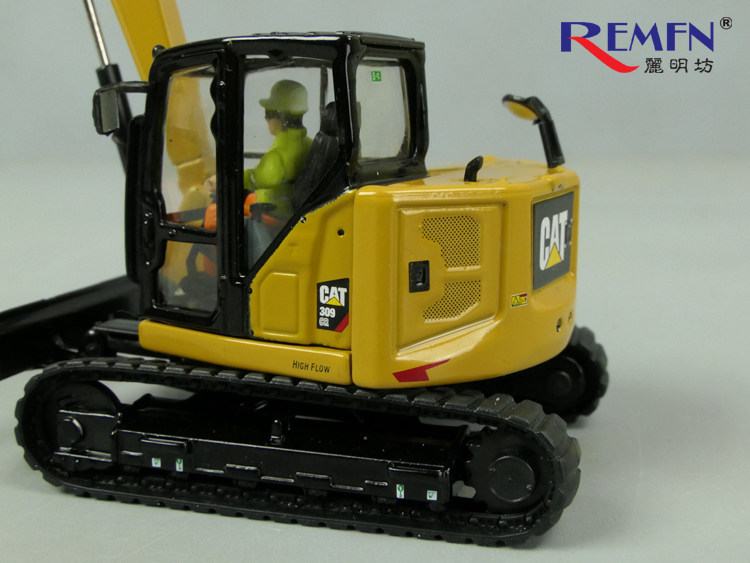 1:50 dm cat309cr mini卡特小微挖掘机带属具合金工程车模型85592