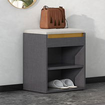 Light luxury replacement shoe stool shoe cabinet household door can sit in the bench and footstool seat shoe cabinet Nordic style