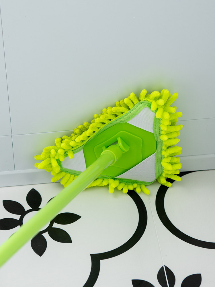 vika/维卡三角迷你小拖把家用厨房天花板去油浴室擦瓷砖墙面清洁