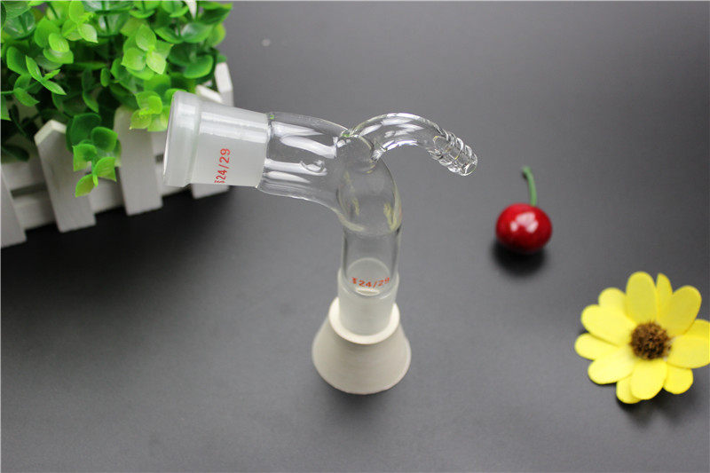 接受管弯型抽气管bent adapter