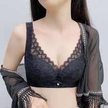 Dream Siwei lingerie woman no steel ring C cup ultra-thin large breasted bra fat mm big code coalestation to collect auxiliary bra 1775