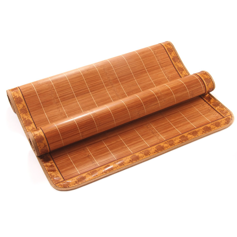 帛依竹席直筒夏天凉席水磨碳化镜面席儿童单人双人席子0.8-1.8米